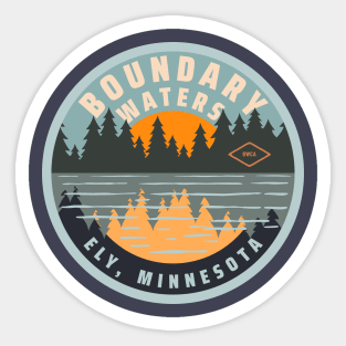 Boundary Waters Canoe Wilderness Area, Ely, Minnesota Sticker